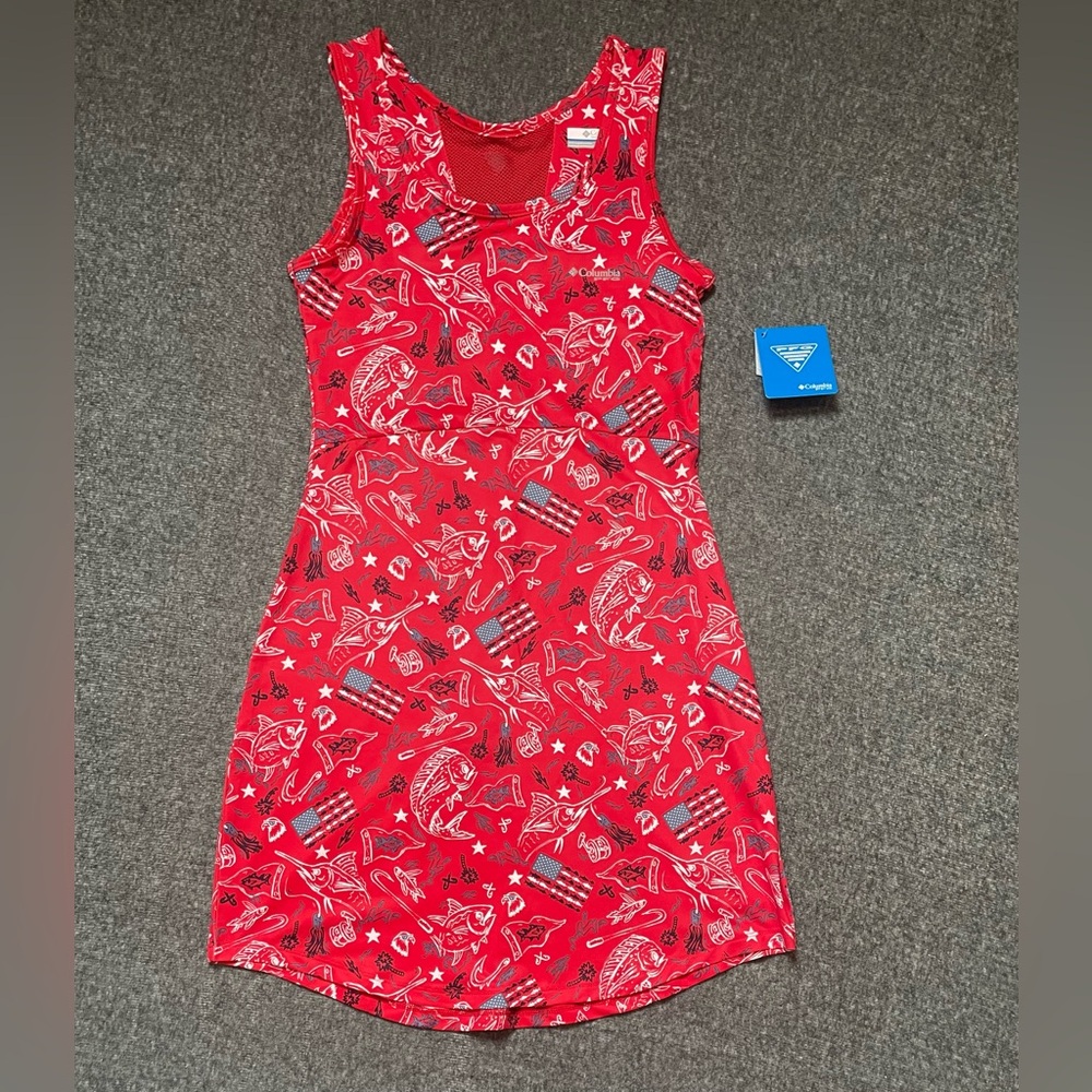 Columbia Dress America Flag NWT